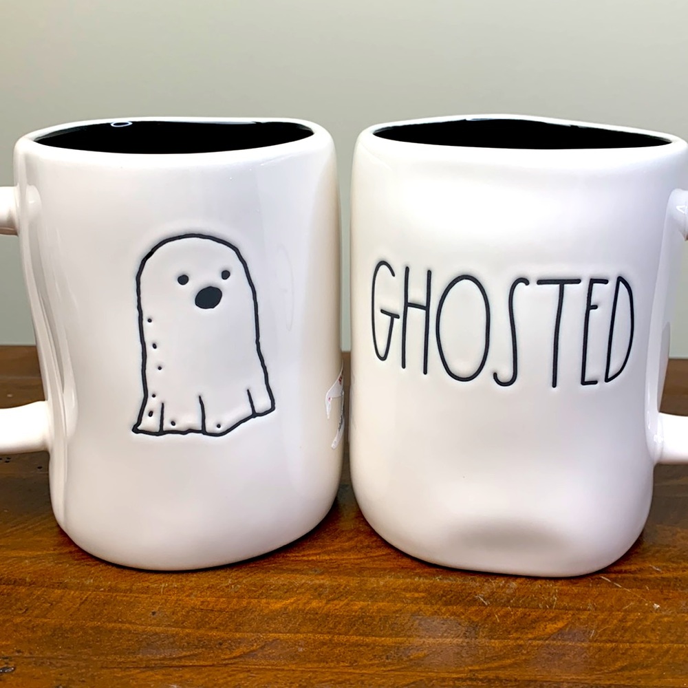Last 1 - Rae Dunn “Ghosted” Double Sided Mug - Picture 2 of 10